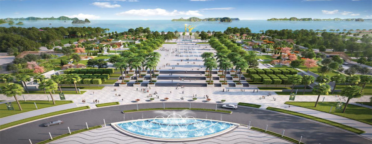 Quảng trường dự án Thanh Long Bay rộng nhất Việt Nam khoảng 21.000m2