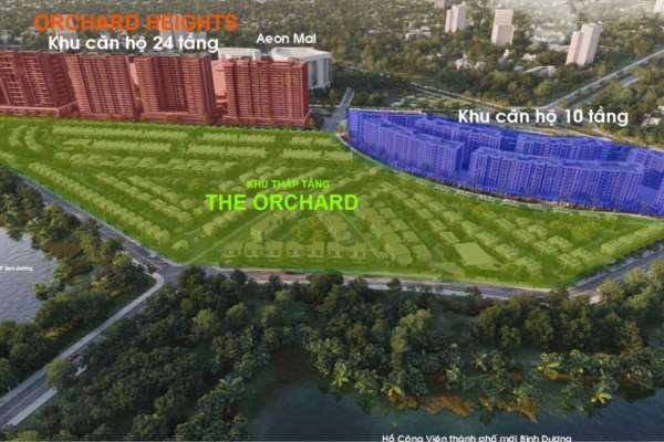 The Orchard Bình Dương một phân khu thấp tầng Dự án Sycamore Capitaland